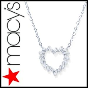 Macy's Open Heart Pendant Necklace
